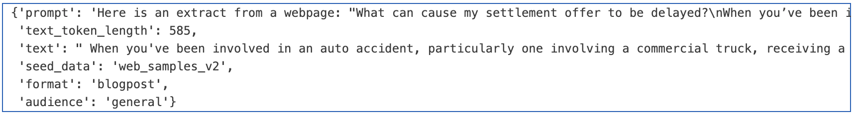 官方数据举例展示